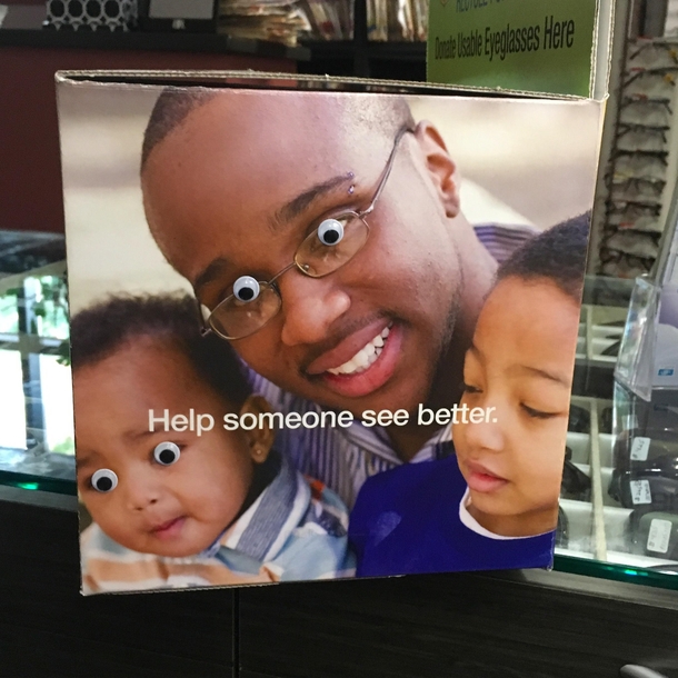 Help someone see better