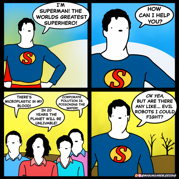 Help us Superman