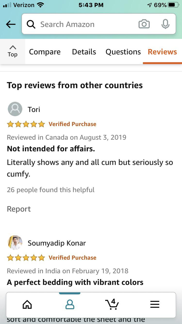 Helpful bedding review