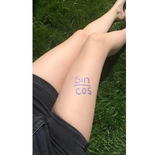 Her tan lines are insane