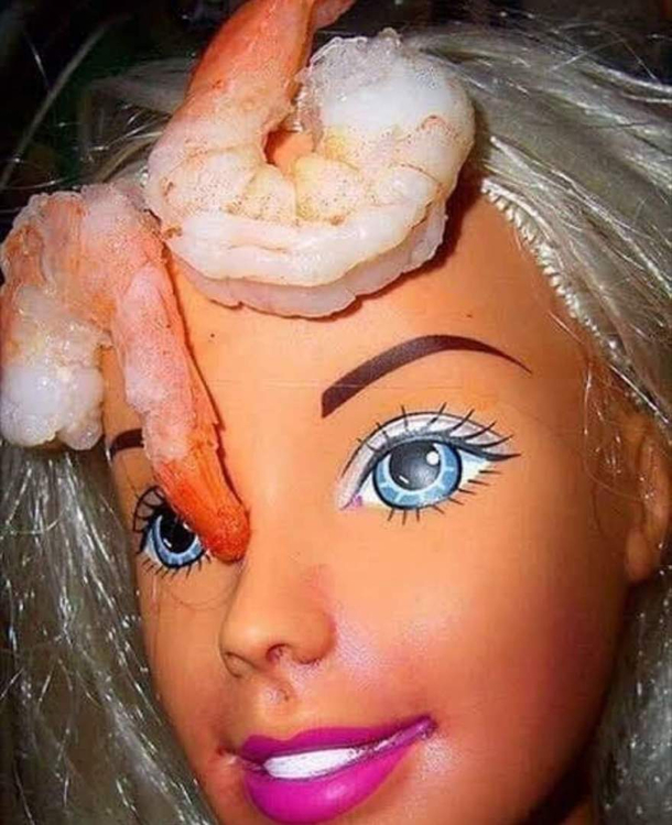 Here in Australia were puttin shrimps of all kind of Barbis