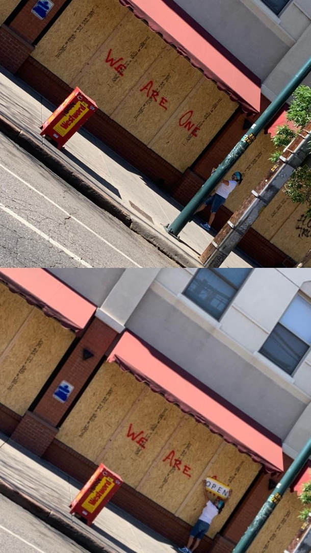 Here in Denver were all about progress