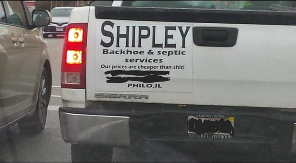 Heres a company with a bold advertising strategy Good for them