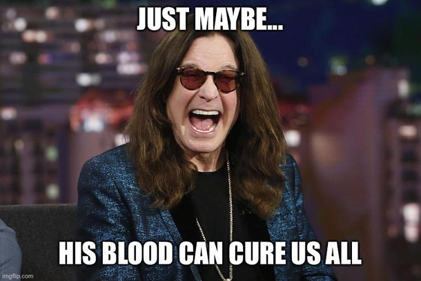 Hes clearly immune