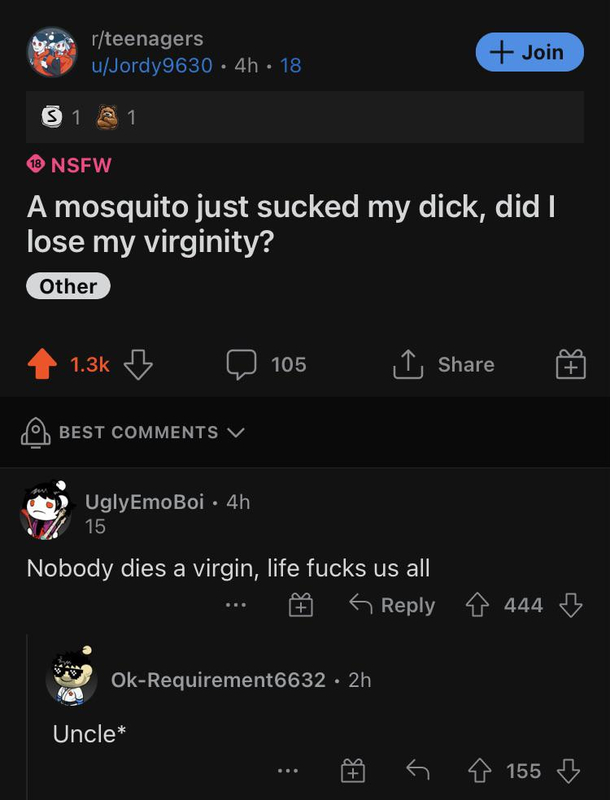 Hes not wrong 