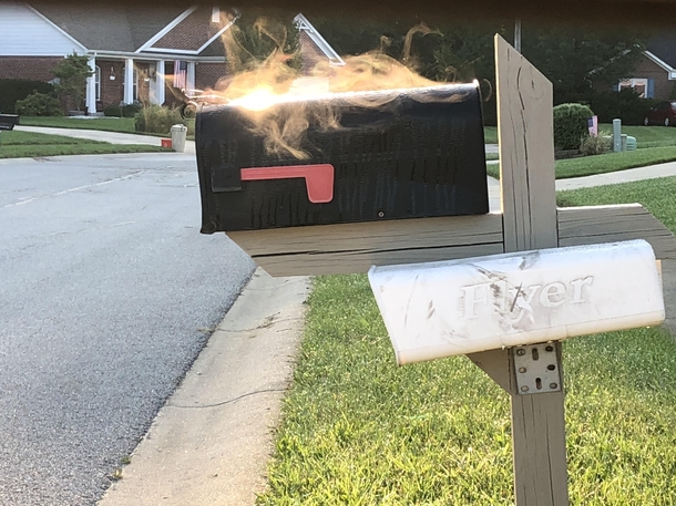 Hey check your mailbox looks like my mixtape has arrived