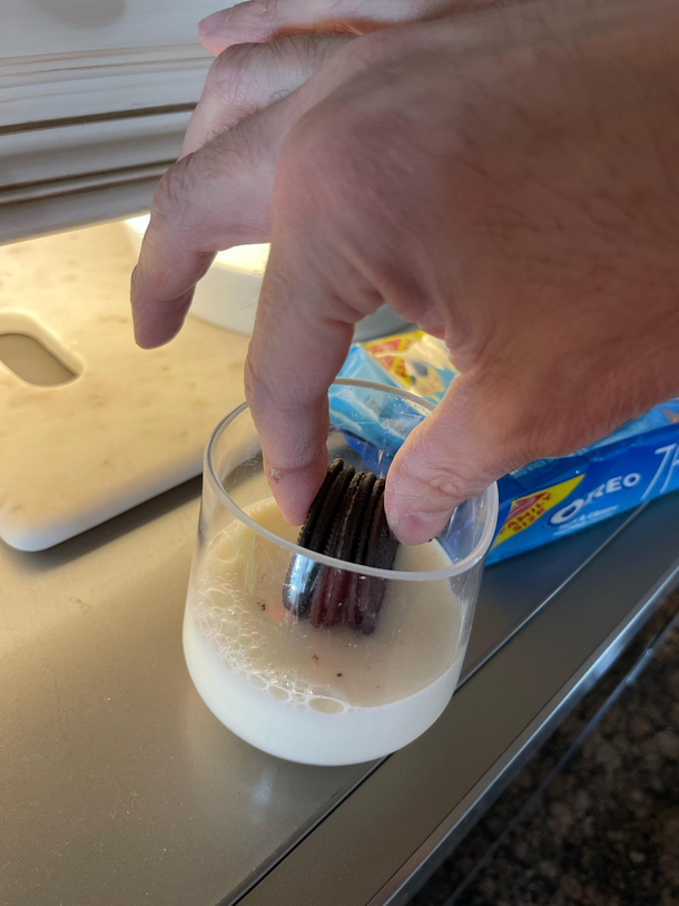 Hey honey get me some Oreo thins since I am on a diet