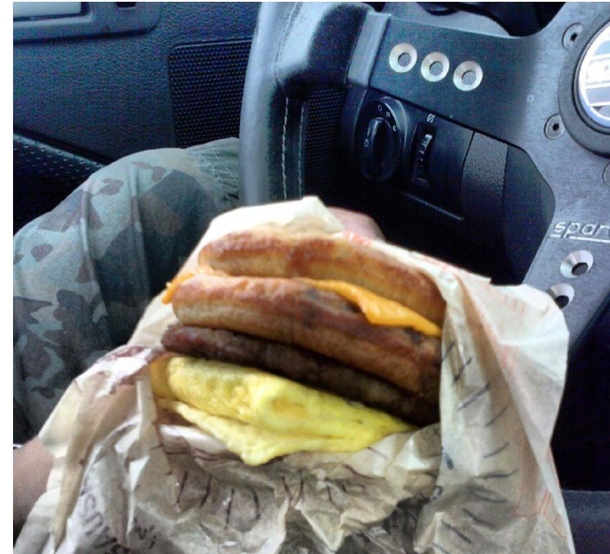 Hey McDonalds I dont think thats how you make a sandwich