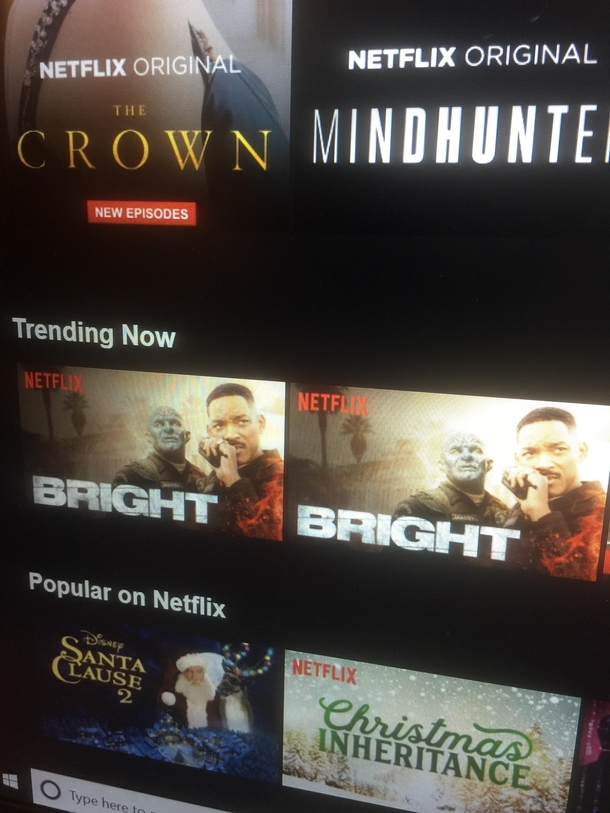 Hey Netflix is your new movie Bright trending