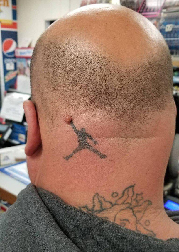 Hiding wart with a tatoo Say no more