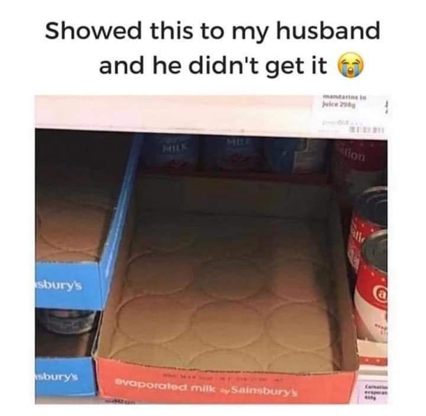 Hint Her husband is the store manager