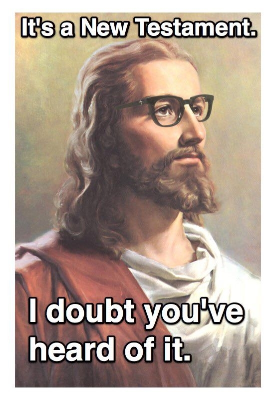 Hipster Jesus was born today