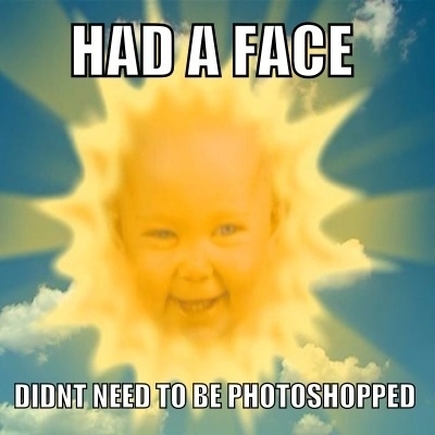 Hipster telletubies sun