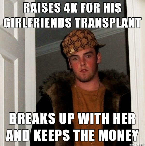 His excuse was that he did all the work