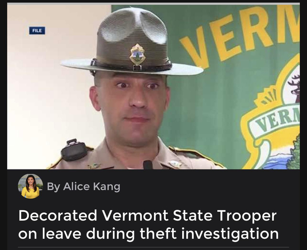 His face though