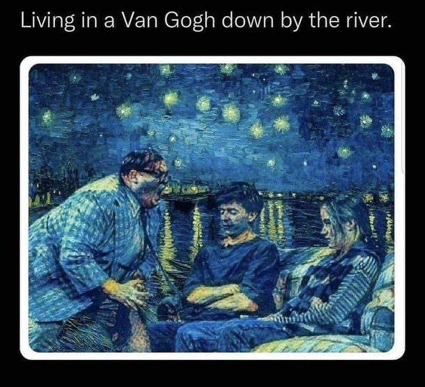His speech is called Van Gogh for it