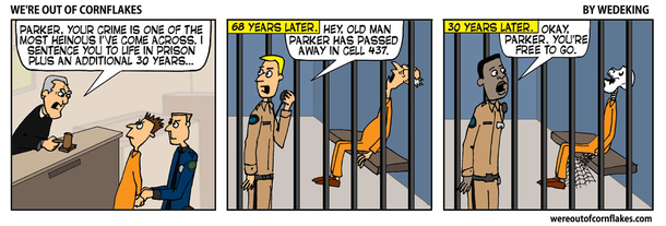 His terrible crime got him the worst sentence