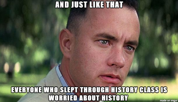 History through statues