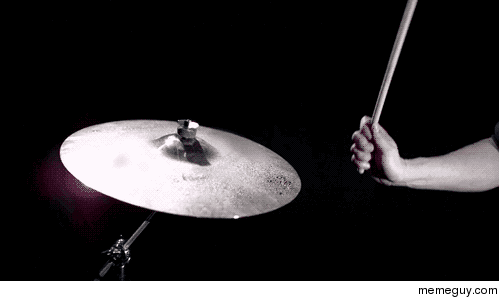 Hitting a Cymbal