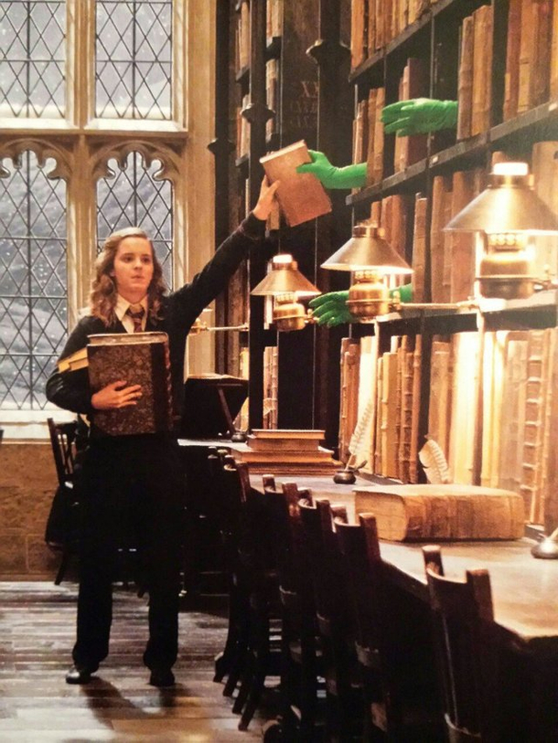 Hogwarts magic behind the camera