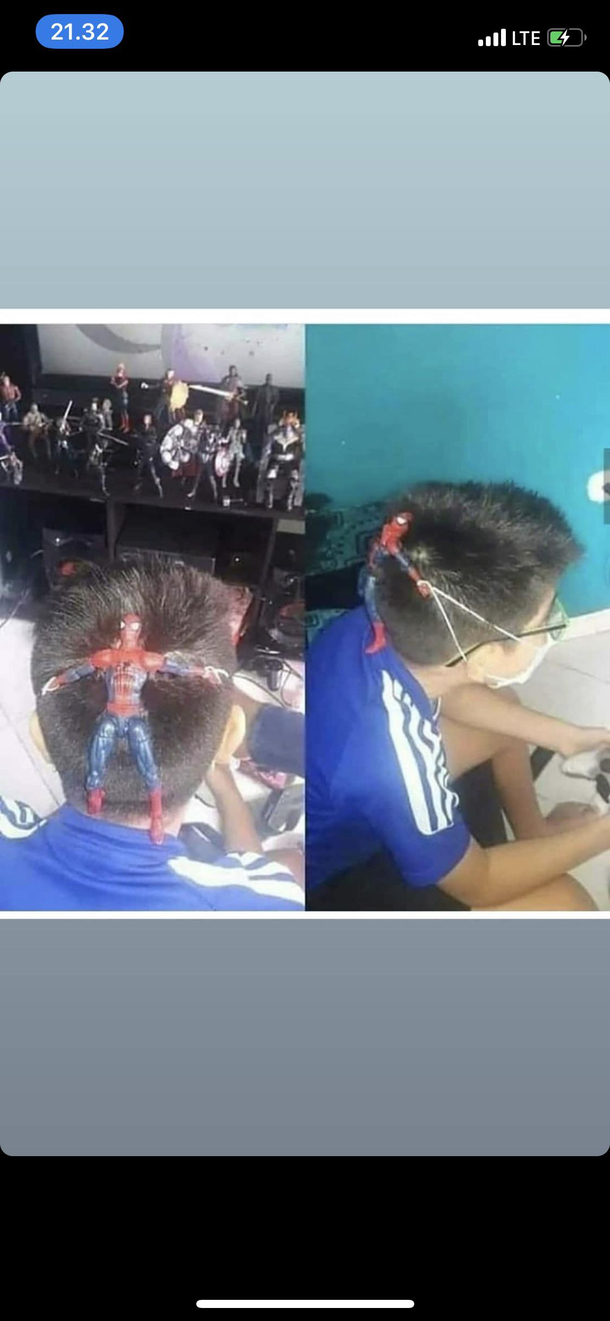 Hold it spiderman