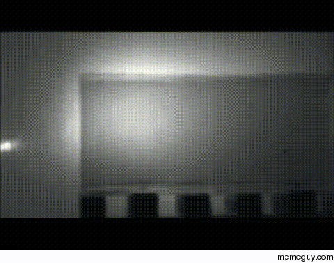 Hollow point going into gel in slow motion