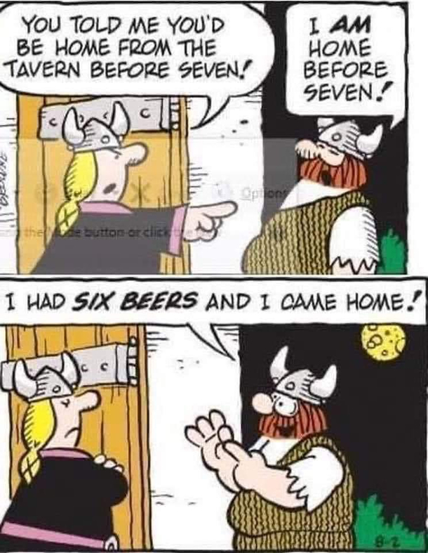 Home before 