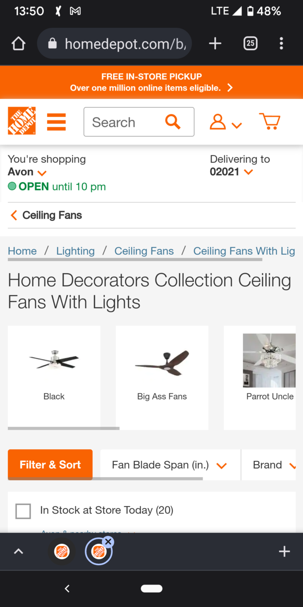 Home Depots website gave me a good chuckle