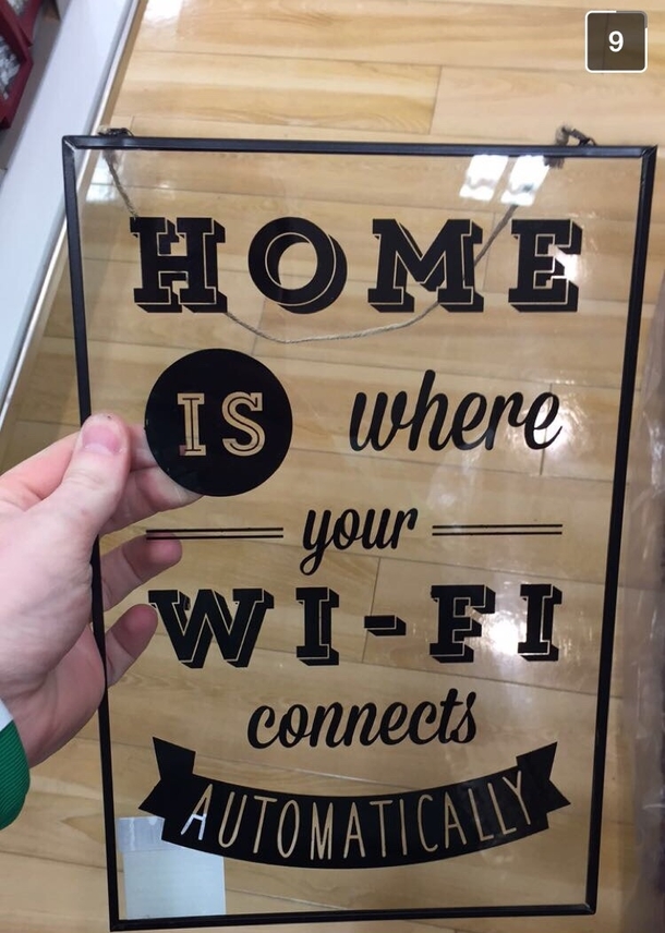 Home is where the Wi-Fi is