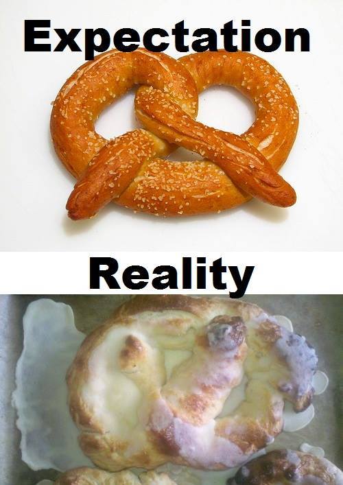 Home made pretzel - Kill me