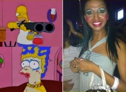Homers makeup shotgun