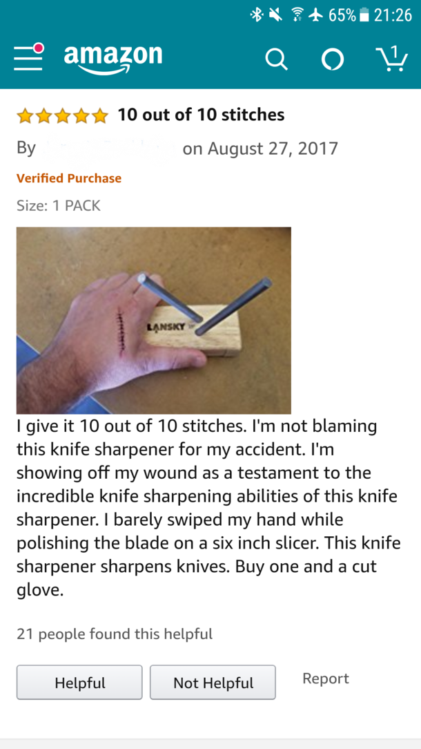 Honest Amazon reviews