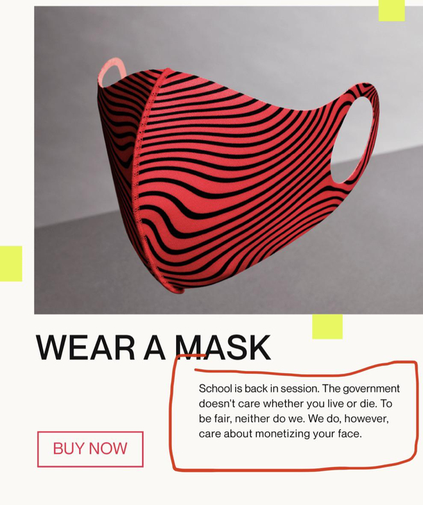 Honest email copy from d-brands had me cracking up today