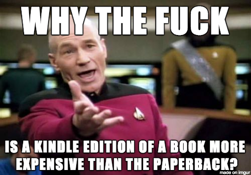 Honestly THIS is why books gets pirated Stop being so greedy Amazon
