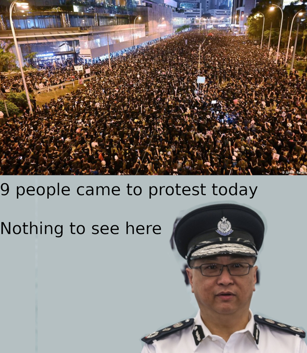 Hong Kong police cant count