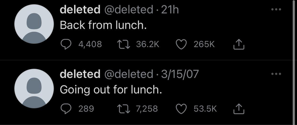 Hope his lunch was good
