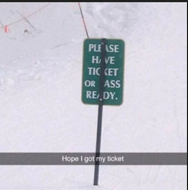 Hope I got my ticket