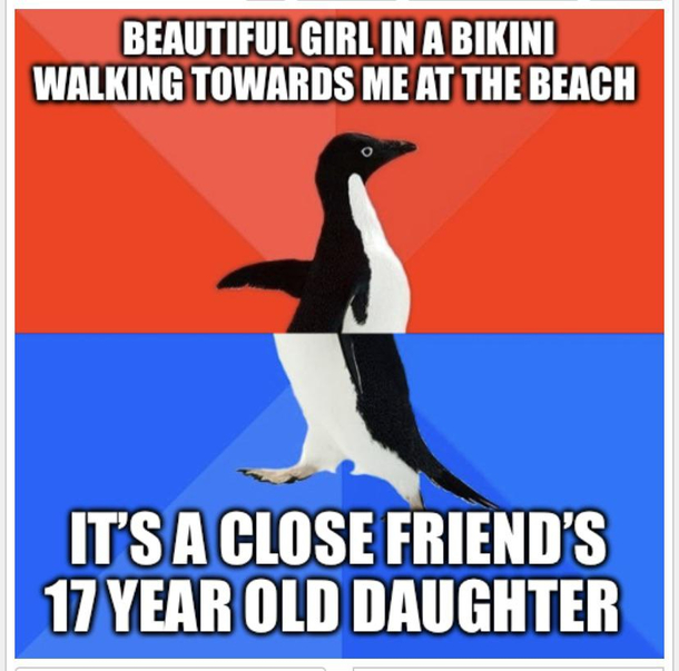 Hoping a freak wave sweeps me to a watery grave