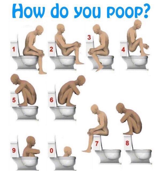 How do you poop