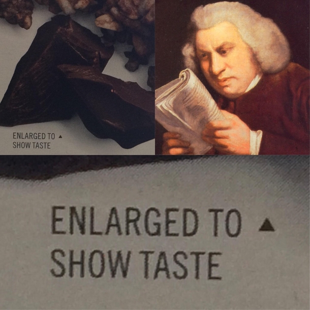 How does one show taste
