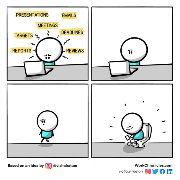 How I de-stress at work