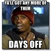 How I feel coming back to work after the holidays