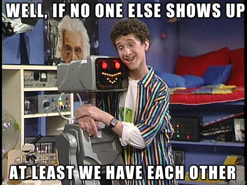 How I feel when TranscriberBot is the only one to participate in my post