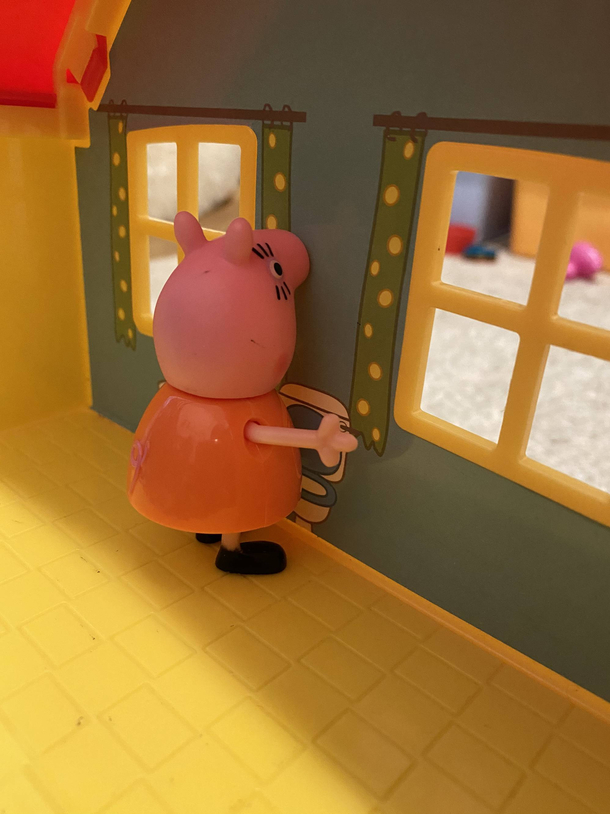 How I found Mama Pig in my childs bedroom I did not contradict him - Visionary