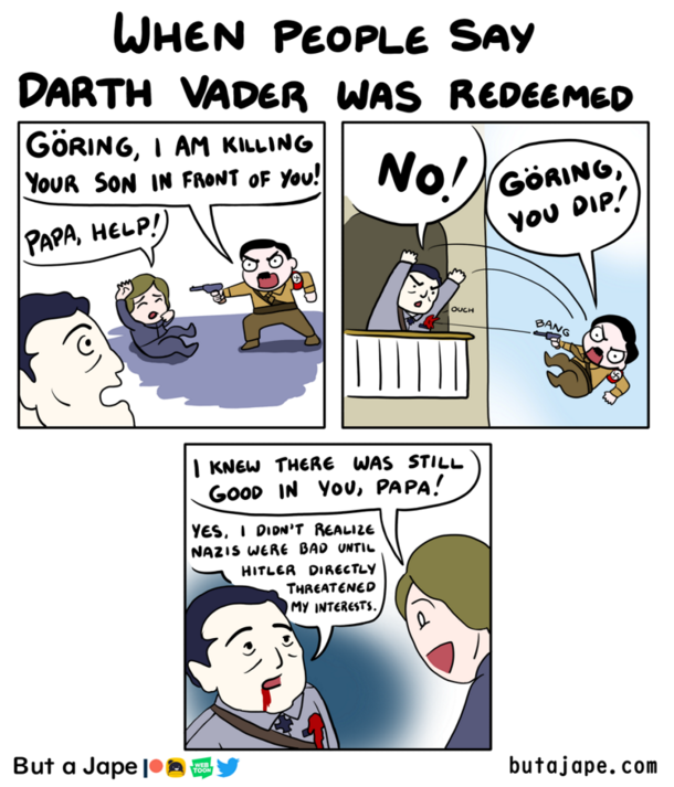 How I interpret the ending to Return of the Jedi