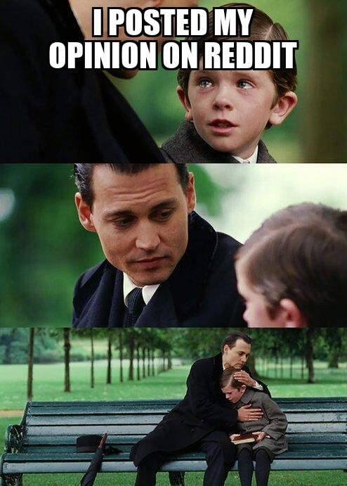 How it feels commenting here sometimes