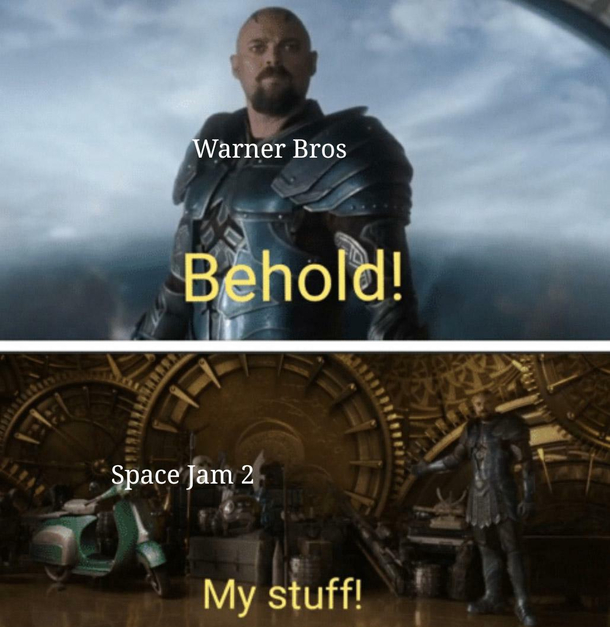 How it felt watching space jam