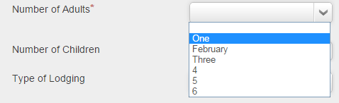 How many adults February adults