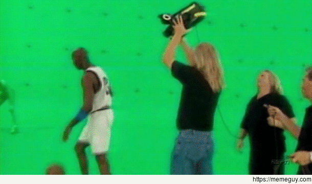 How Michael Jordan shot the basketball scenes in Space Jam