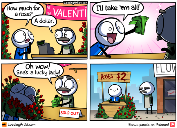 How much for a rose